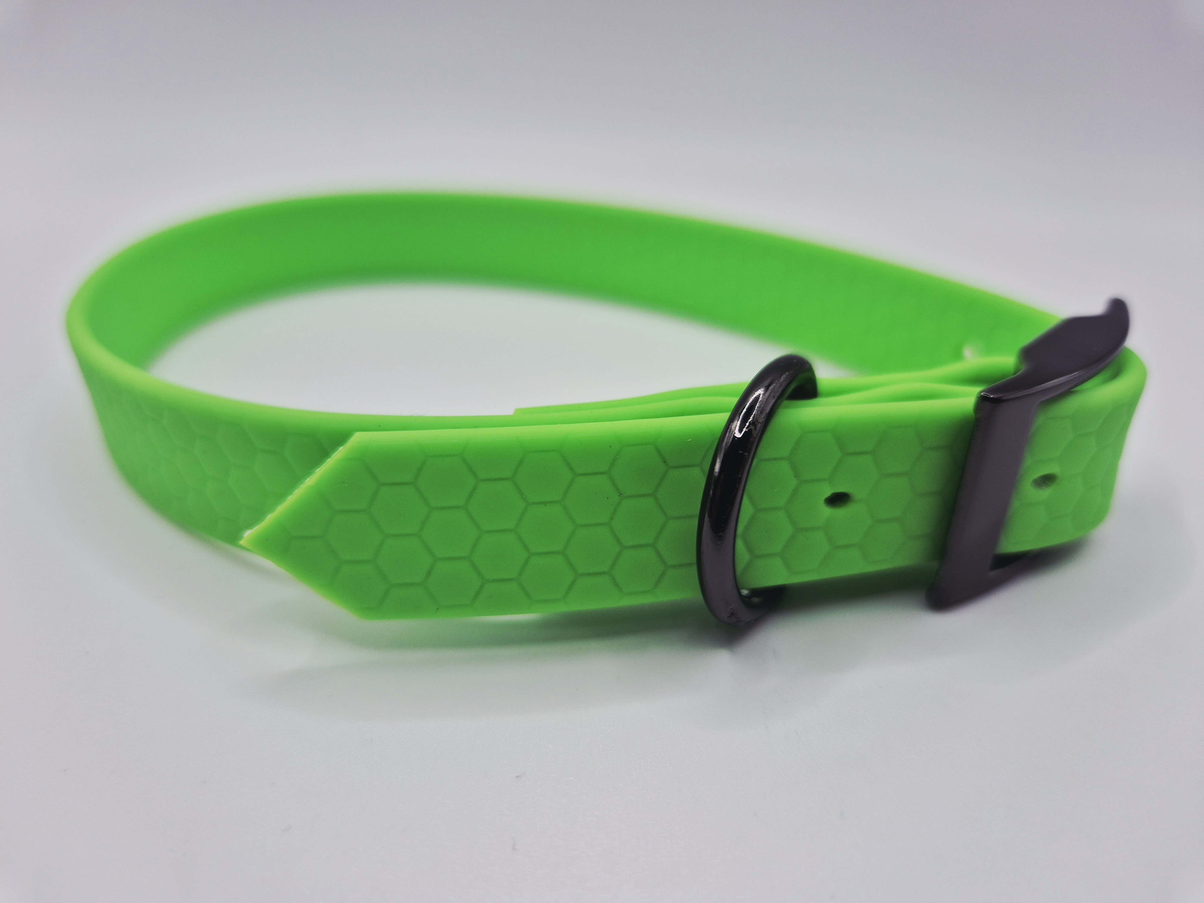 Hexa Halsband Neongrün